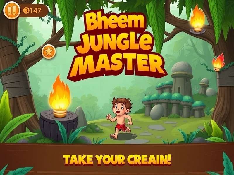 Bheem Jungle Run Master Game Screenshot